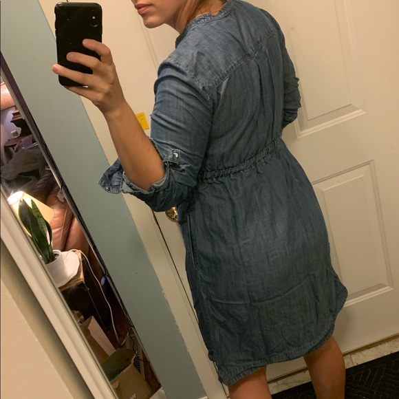 GAP Maternity Denim Dress (tencel lyocell) - Picture 5 of 7